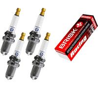Brisk Premium Racing dor15lgs 3026 Candela di accensione, 4 Pezzi