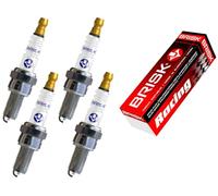 BRISK Silver BR10YS-9 1521 Candele d'accensione Benzina GPL Metano, set di 4