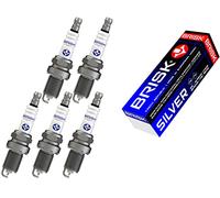 BRISK Silver DR14YS 1352 Candele d'accensione Benzina GPL Metano, set di 5