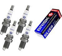 BRISK Silver DR17YS 1351 Candele d'accensione Benzina GPL Metano, set di 4