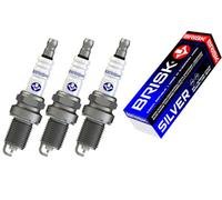 BRISK Silver LR17YS-9 1465 Candele d'accensione Benzina GPL Metano, set di 3