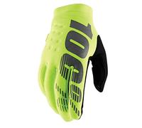 100 Percent Brisker, guanti L male Giallo Fluo/Nero