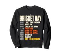 Brisket Day Schedule Funny BBQ Smoker Pitmaster The Stall Felpa