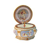 Briskfeel Enchanted Carousel - Portagioie musicale con cavallo girevole, carillon con luce LED morbida e movimento musicale Sankyo a 18 note, regalo per la conservazione di gioielli e gli amanti della