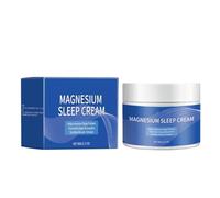 Briskorry Crema per il sonno lenitiva al magnesio, pelle di magnesio, burro idratante lenitivo, rilassante per le articolazioni muscolari, per crampi contro il dolore, supporto per il sonno (120 g)