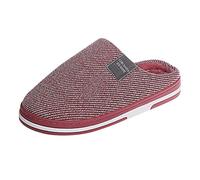 Briskorry Pantofole da donna con suola piatta, in peluche, calde, per l'inverno, per interni ed esterni, chiuse