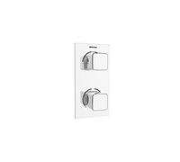 Bristan COB Shcdiv C Cobalt doppio controllo termostatico doccia valvola da incasso con deviatore integrato, cromato