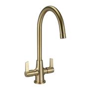 Bristan EC SNK EF BB Echo Easyfit - Miscelatore monocomando per lavello, in ottone spazzolato