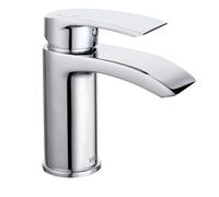 Bristan Gild Eco Start - Miscelatore per lavabo con scarico clicker e tecnologia Eco Start, rubinetto da bagno a incasso, finitura cromata