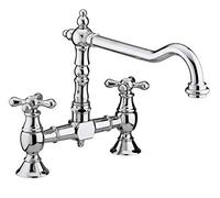 Bristan K BRSNK C Colonial - Miscelatore per lavabo cromato, a ponte