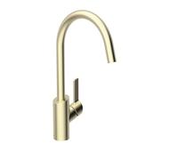Bristan Maple Easyfit - Miscelatore per lavello da cucina, in ottone spazzolato