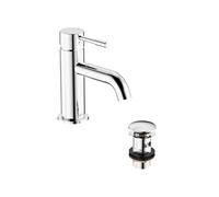 Bristan Mila - Miscelatore per lavabo con piletta a clicker, cromato (MI BAS C)