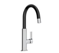Bristan MLB SNK BLK Melba - Miscelatore per lavello da cucina, con beccuccio girevole, colore: Nero