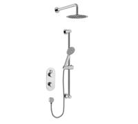Bristan Molida Miscelatore termostatico per doccia con tecnologia Safe Touch e due uscite, finitura cromata