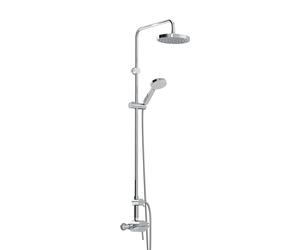 Bristan PM2 SQSHXDIV C Prism Exposed-Valvola Doccia sequenziale con deviatore Riser Rigido, Finitura cromata, Fixed Kit