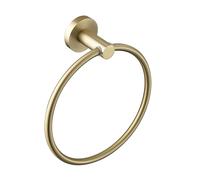 Bristan RD BB - Anelli portasciugamani rotondi, in ottone spazzolato