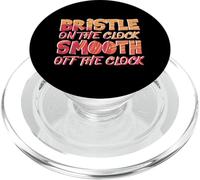 BRISTLE ON THE CLOCK SMOOTH OFF THE CLOCK PopSockets PopGrip per MagSafe