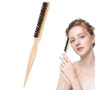 Bristle Teasing Comb, Nylon Bristle Comb, Styling Hairbrush, Fine Hair Comb, Tail Hair Combs, Curling Styling Comb, Detangling Hair Comb, Defining Curls Brush, Separating Curls Comb, Teasing Brush for