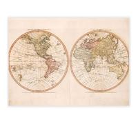 Bristlegrass 1000 pezzi, mappa del mondo in stile antico 1790, puzzle per adulti, puzzle regalo per donne e mamme, famiglia, amici, appassionati di storia amanti