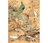 Bristlegrass 1000 pezzi puzzle in legno dinastia Qing cinese vecchio maestro Shen Quan capolavori d'arte uccelli arte educativa da collezione regalo pittura decorativa decorazione per la casa