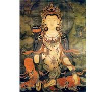 Bristlegrass Puzzle in legno per adulti 1000 pezzi Buddhismo tibetano Thangka - Bodhisattva Samantabhadra Stile cinese