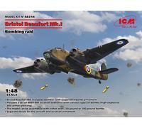 Bristol Beaufort Mk.I. Bombing Raid 1:48 Plastic Model Kit ICM