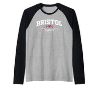 Bristol England Maglia con Maniche Raglan