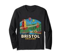 Bristol, Inghilterra, Regno Unito, Souvenir da Viaggio, Idea Regalo Maglia a Manica