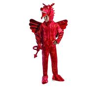Bristol Novelty 128 cm Costume da drago rosso Bambini, CC572