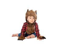 Forum Werewolf Toddler Halloween Costume Boys, Girls, Brown, Red, Black 1-2 anni