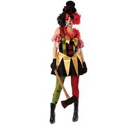 Donna Evil Clown Circo Halloween Paura Fantasma Zombie Costume