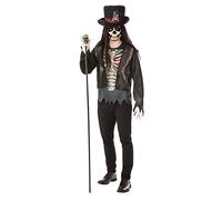 Bristol Novelty 301574STD000 Costume da uomo Voodoo per adulti, multicolore, STD Halloween, Carnevale