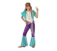 Costume Da Ragazza Hippy Groovy Elegante Anni '60 '70 Per Bambini