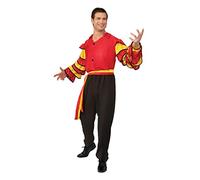 Uomo Cubano Spagnolo Tema Multicolore Esotici Costume Rumba Costume Uomo