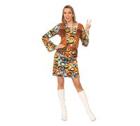 Bristol Novelty AC730 Vestito Mod da Hippy con Panciotto