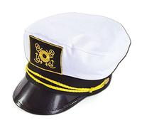 Cappello Da Capitano Nautico Marino Per Festa - Accessorio Costume