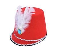 Bristol Novelty Cappello Majorette BH638 per Travestimento Rosso per Adulti