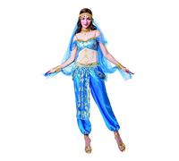 Bristol Novelty Af072 Costume da Ballerina Harem, da Donna, Blu, Taglia Unica Halloween