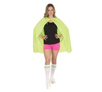 Bristol Novelty Af136 Mantella da Donna, Colore Verde Fluo Halloween, Carnevale