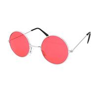 Bristol Novelty BA1054 - Occhiali Lennon rossi, unisex, taglia unica