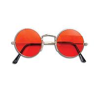 Bristol Novelty BA222 Lennon Glasses Orange, One Size