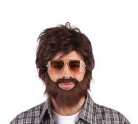 Bristol Novelty - Barba e parrucca da hangover - Adulti/Unisex (BN1859)