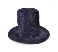 Bristol Novelty Bh560 Cappello a Cilindro per Bambini, in Velluto Nero, Unisex, Taglia Unica Halloween
