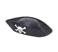Bristol Novelty Bh561 Cappello da Pirata, Nero, per Bambini, Unisex, Taglia Unica Halloween