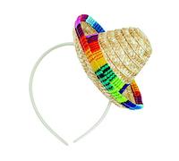 Sombrero Messicano Paglia Mini Cappello Giorno Dei Morti Fiesta Adulti Bambini