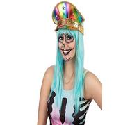Bristol Novelty BH730 Cappello militare, color arcobaleno metallizzato Halloween