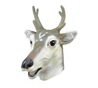 Bristol Novelty BM272 Maschera cervo/cervo Grigio & Bianco, Taglia unica
