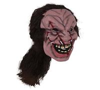 Bristol Novelty Bm527 Maschera Zombie con Capelli, Unisex, per Adulti, Multicolore, Taglia Unica Halloween