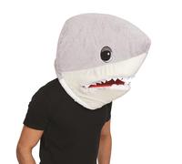 Bristol Novelty Bm558 Maschera Unisex, Argento o Bianco Halloween, Carnevale