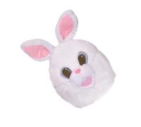 Bristol Novelty Bm561 Maschera Mascotte da Coniglietto, Unisex, Taglia Unica, Colore Bianco Halloween